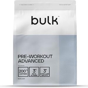 Bulk Pre Workout Advanced, Mixed Berry, 1 kg