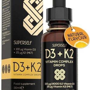 Vitamin D Drops – Vitamin D3 K2 Liquid for Adults & Kids