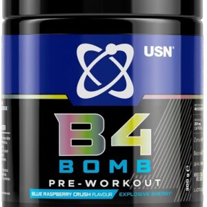 USN B4 Bomb Pre Workout Powder – 300g (20 Servings)