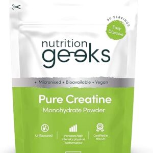 Pure Creatine Monohydrate Powder – 315g (90 Servings)