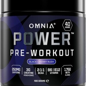 OMNIA Power Pre Workout Powder – Energy Drink with Creatine Monohydrat
