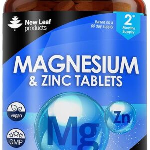 Magnesium Supplements 516mg – 120 Magnesium Tablets Supports Muscle Bone Health