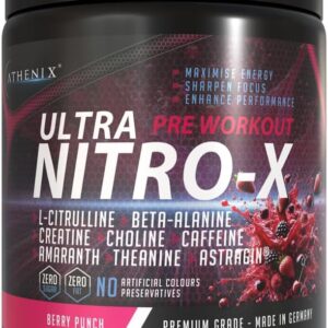 ATHENIX? Ultra Nitro-X Pre-Workout | Berry Punch | 5000 mg