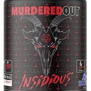Murdered Out Pre Workout Insidious Zomberry 463g