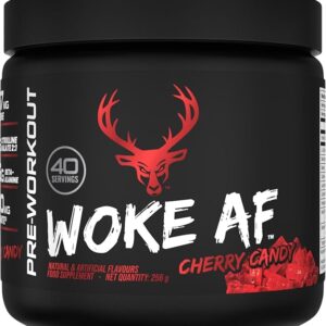 Bucked Up Woke AF Pre-Workout Powder | Performance Drink with Caffeine  40 Servings