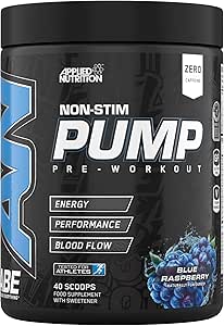 Applied Nutrition ABE Pump Pre Workout – All Black Everything Stim Free Pump Pre Workout Powder