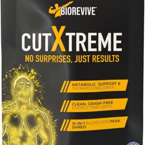 BioRevive Cut Xtreme Thermogenic Fat Burner ? New Formula Vegan 780mg Capsules