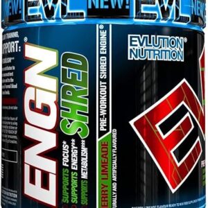Evlution Nutrition ENGN Shred Pre Workout 30 Servings (Cherry Limeade)