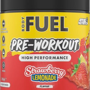 Applied Nutrition BodyFuel Pre Workout Powder (320g – 40 Servings) (Strawberry Lemonade)